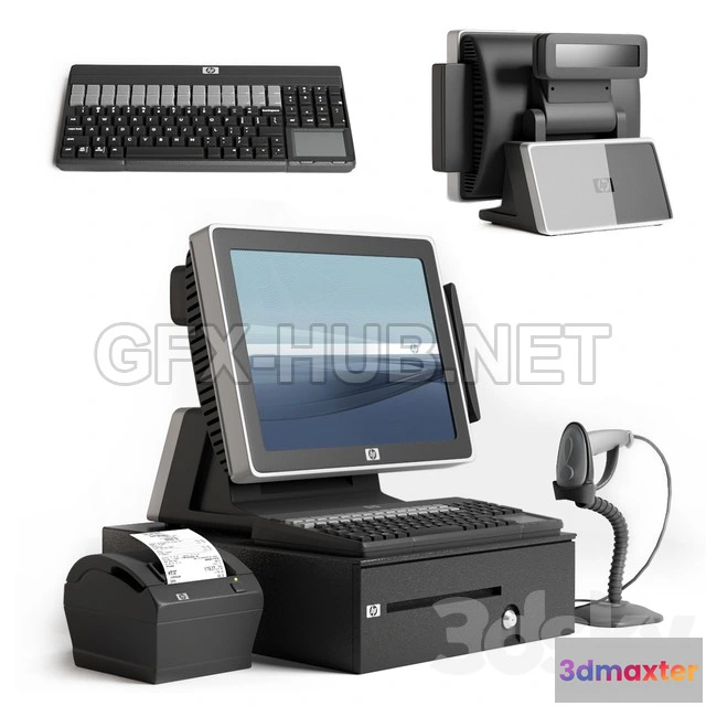1201470 - FURNITURE 3D MODELS - HP Cashier