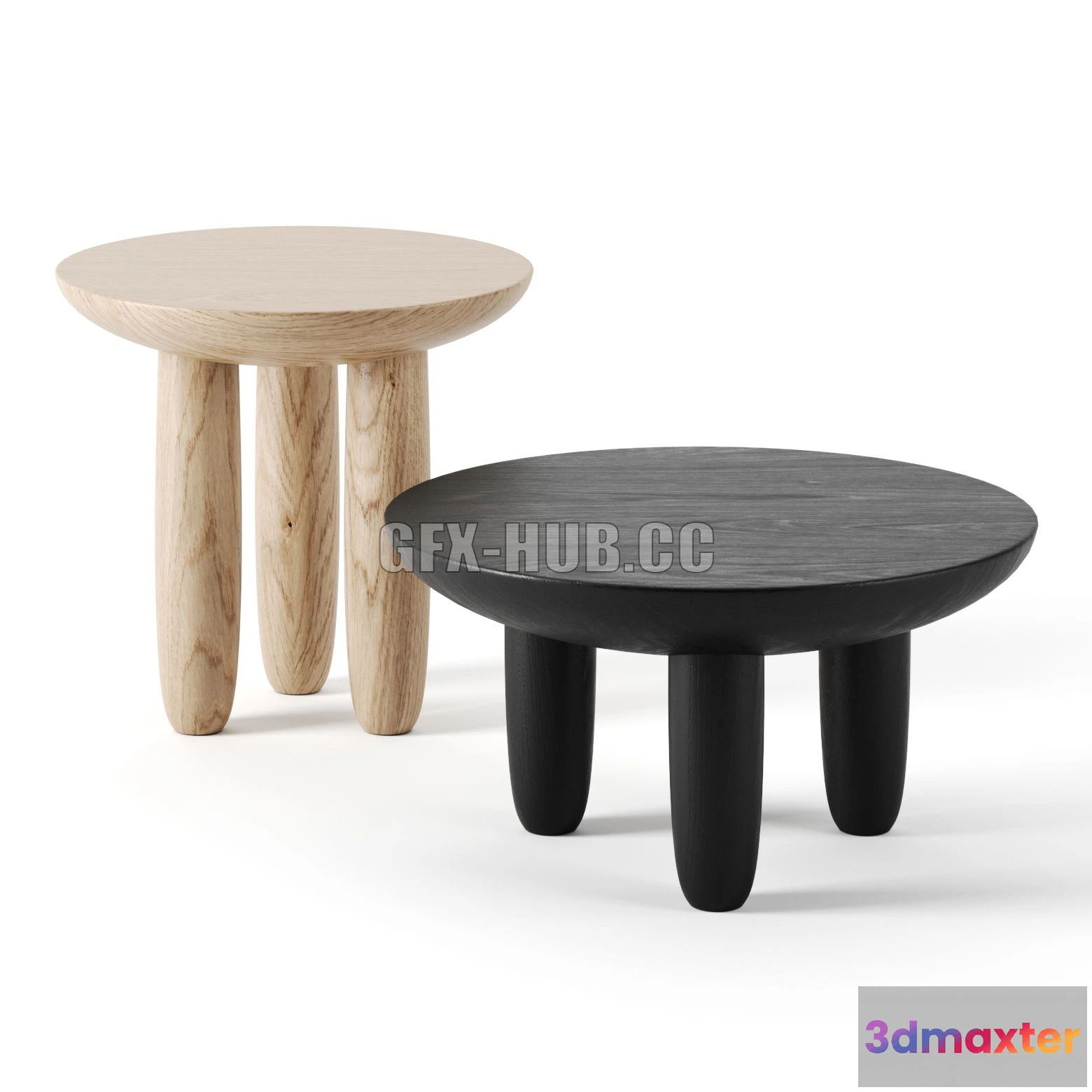 1201472 - FURNITURE 3D MODELS - HRYB Tables Faina Collection