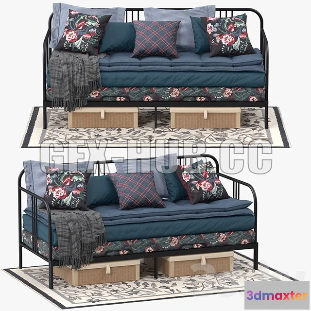 1201520 - FURNITURE 3D MODELS - Ikea FYRESDAL