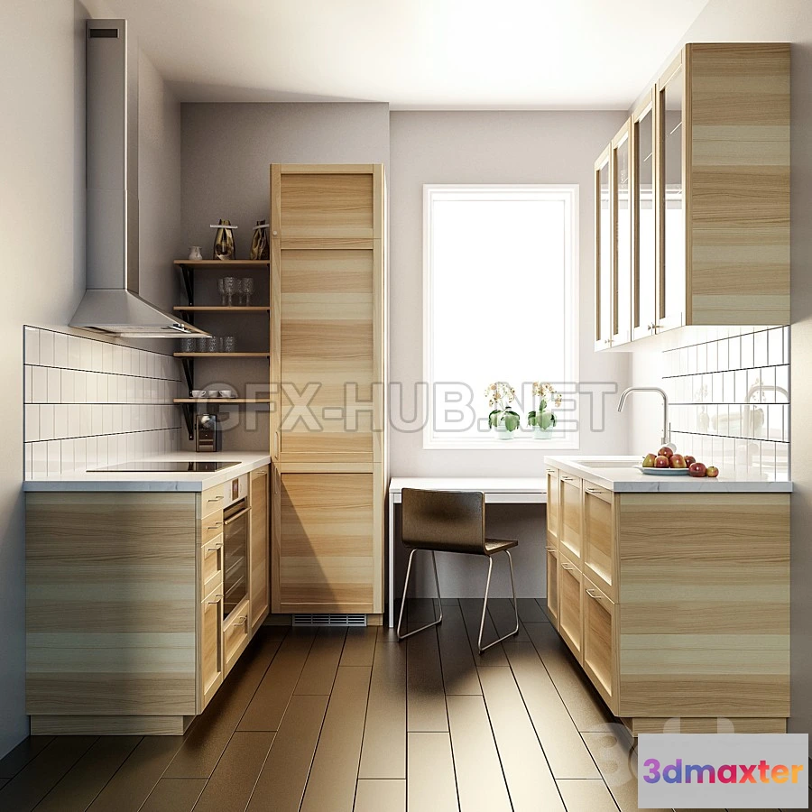1201560 - FURNITURE 3D MODELS - IKEA TORHEMN kitchen