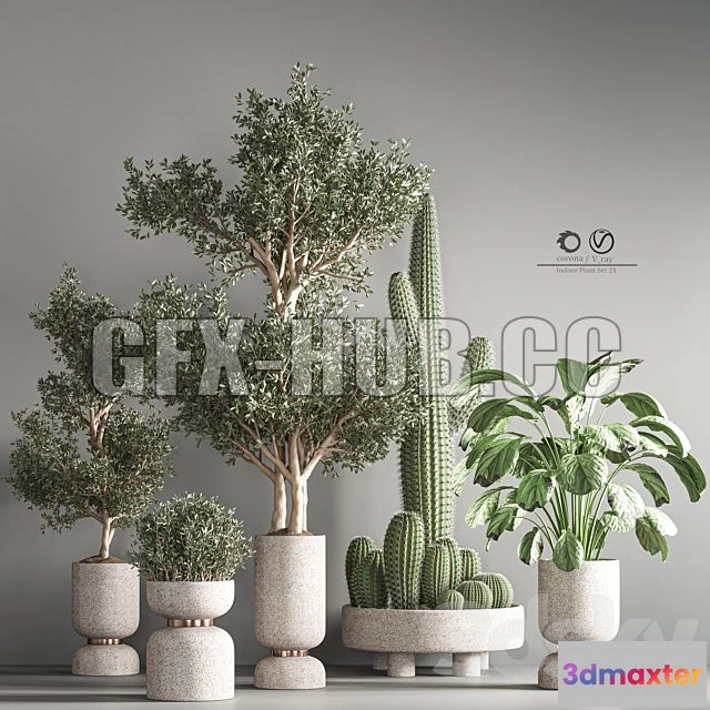 1201610 - FURNITURE 3D MODELS - Indoor Plant Set 26