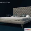 1201740 - FURNITURE 3D MODELS - JE Collection Bed