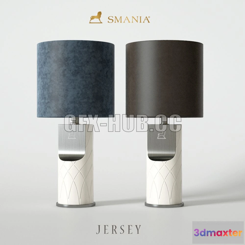 1201752 - FURNITURE 3D MODELS - Jersey table lamp by Smania