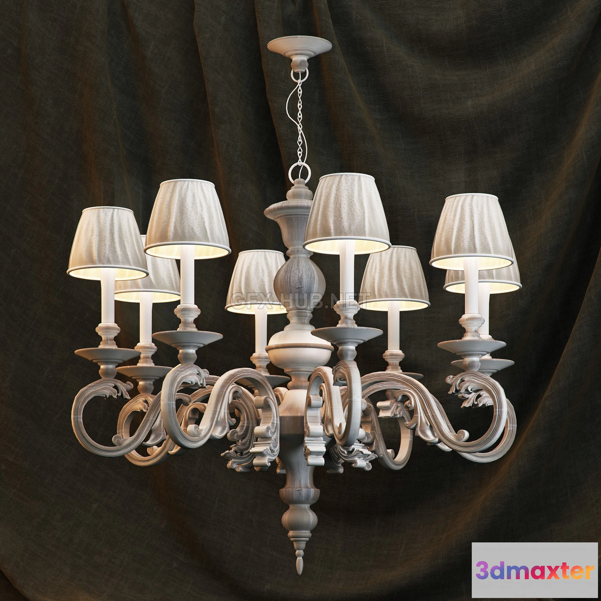 1201794 - FURNITURE 3D MODELS - Judeco ceiling lamp