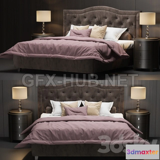 1201800 - FURNITURE 3D MODELS - Julia Lilu Art Bed