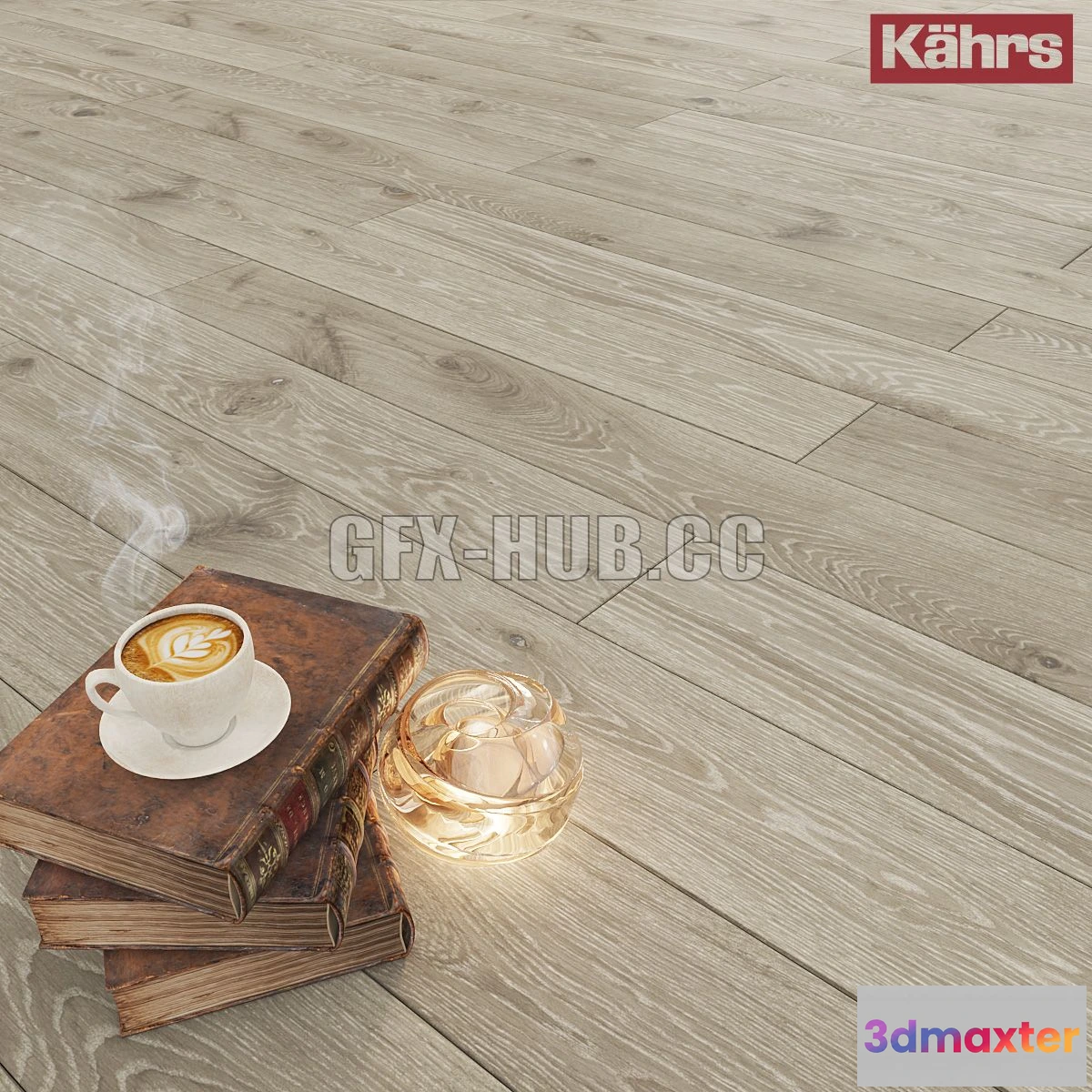 1201826 - FURNITURE 3D MODELS - Kahrs Oak Nouveau Gray
