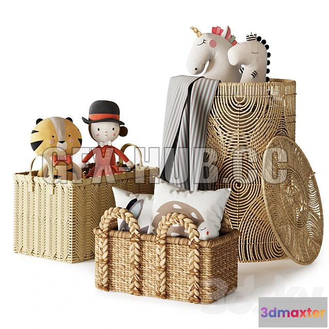 1201902 - FURNITURE 3D MODELS - Kids Room Decor 20