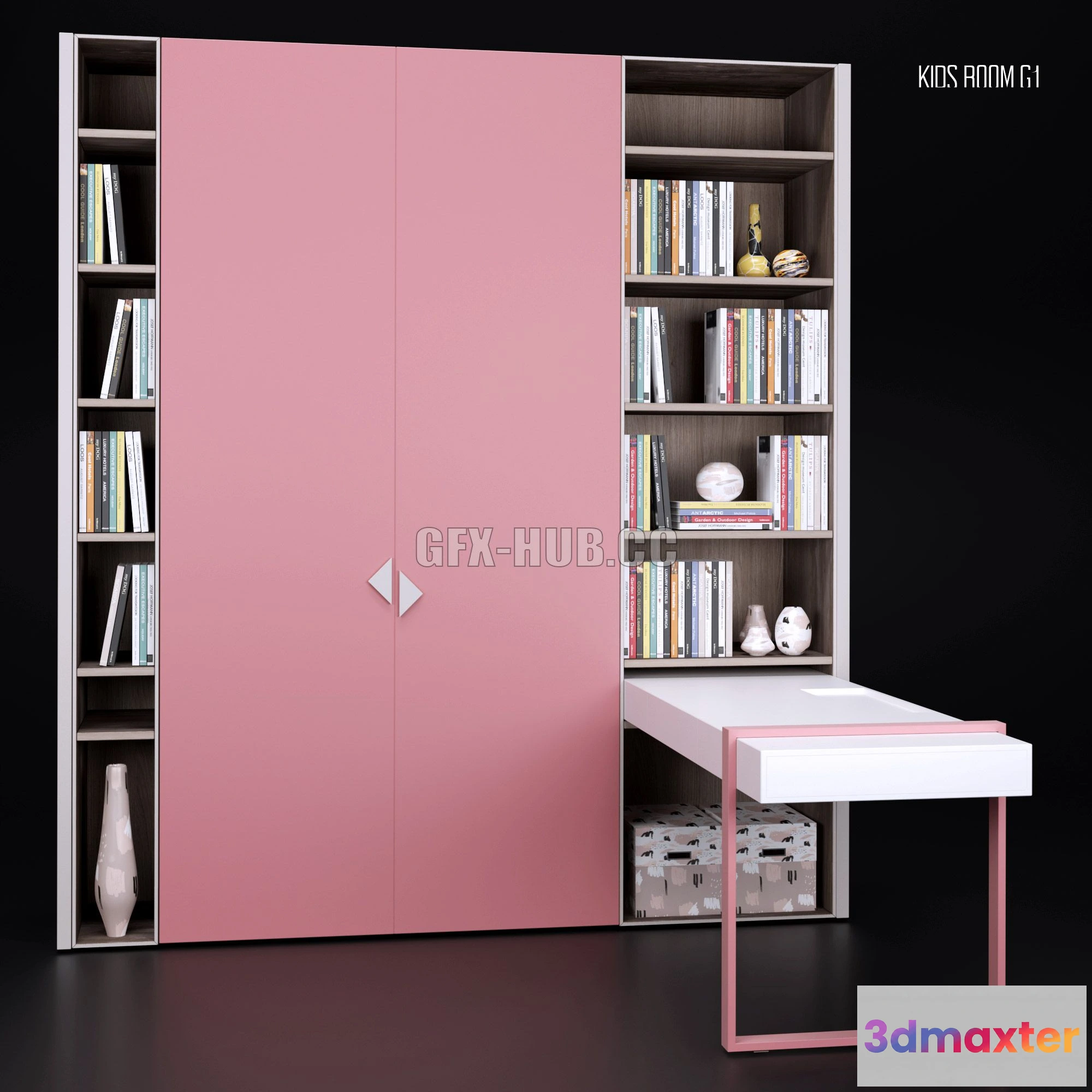 1201904 - FURNITURE 3D MODELS - Kids Room G1 Childrens Room