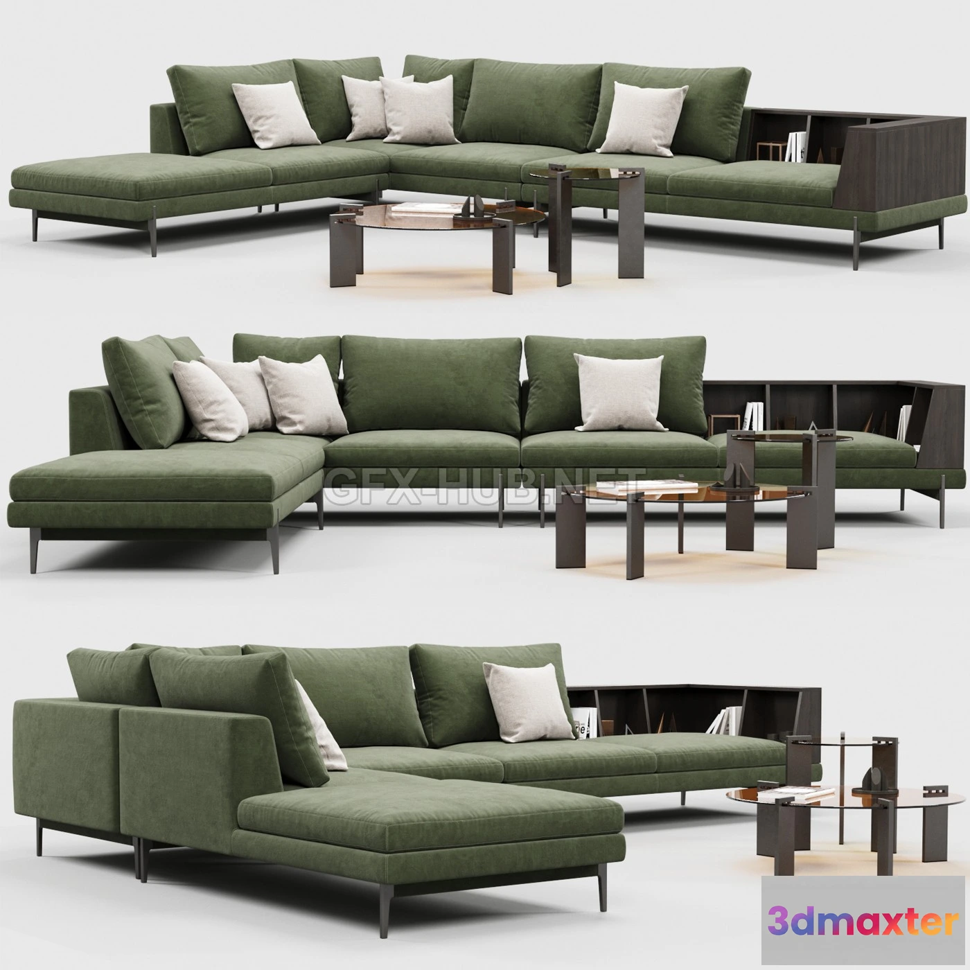 1201912 - FURNITURE 3D MODELS - Kim Sofa 2