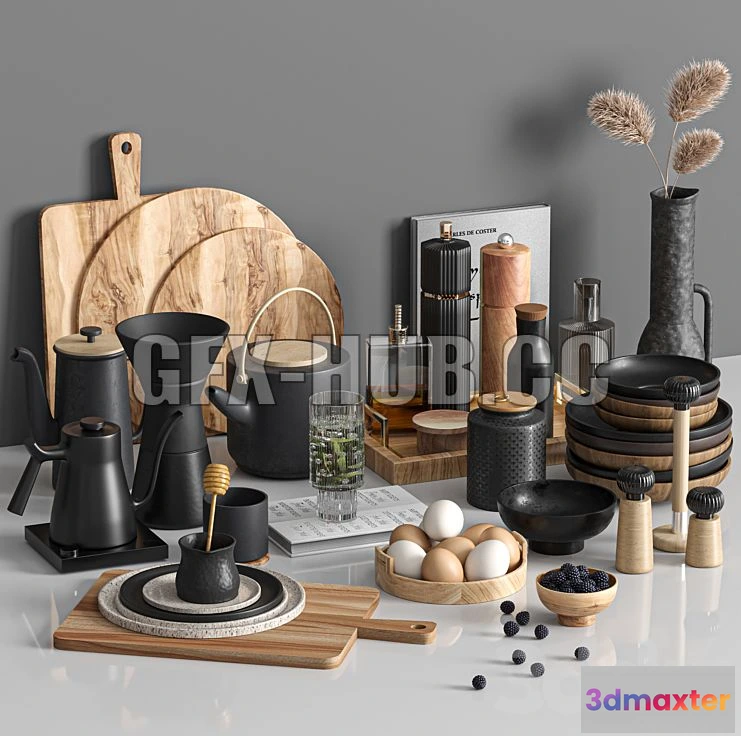 1201940 - FURNITURE 3D MODELS - Kitchen Accessories 007