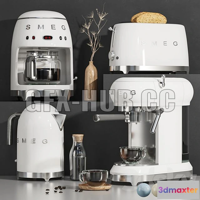 1201948 - FURNITURE 3D MODELS - Kitchen Appliance Smeg