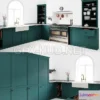 1201982 - FURNITURE 3D MODELS - Kitchen Devol Shaker Kitchen