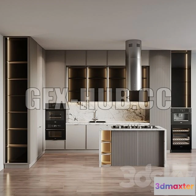 1201992 - FURNITURE 3D MODELS - Kitchen Modern 39