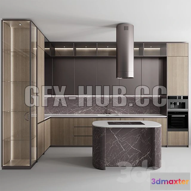 1202022 - FURNITURE 3D MODELS - Kitchen No 88