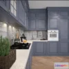 1202032 - FURNITURE 3D MODELS - Kitchen Scavolini - Baltimora