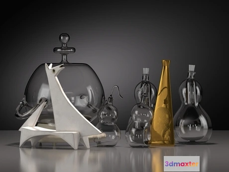 1202038 - FURNITURE 3D MODELS - Kitchen Set 01