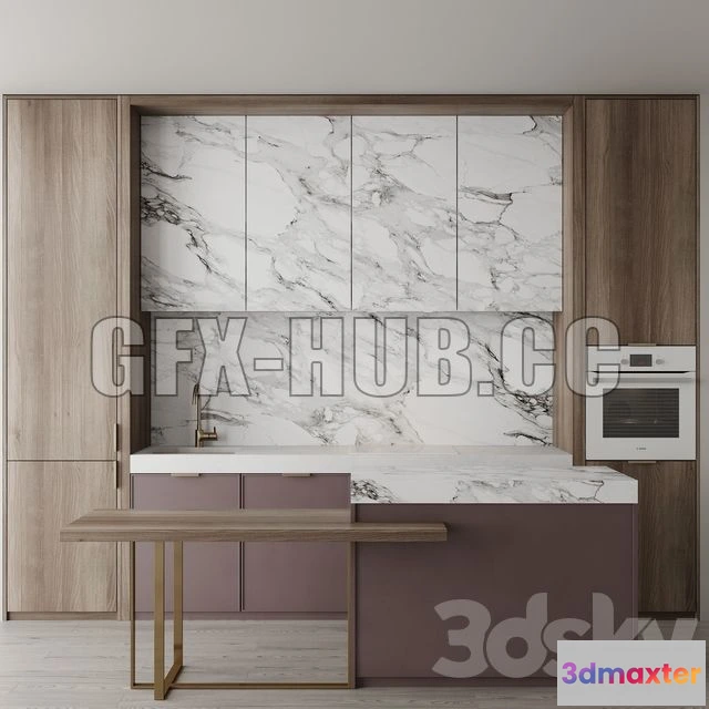 1202044 - FURNITURE 3D MODELS - Kitchen Set 9