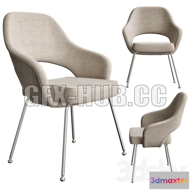 1202058 - FURNITURE 3D MODELS - Knoll Saarinen Conference chair