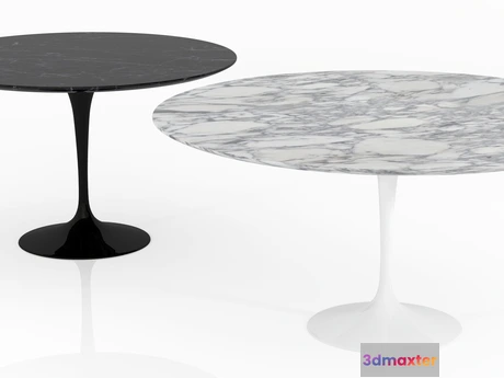 1202060 - FURNITURE 3D MODELS - knoll Tulip Round Table