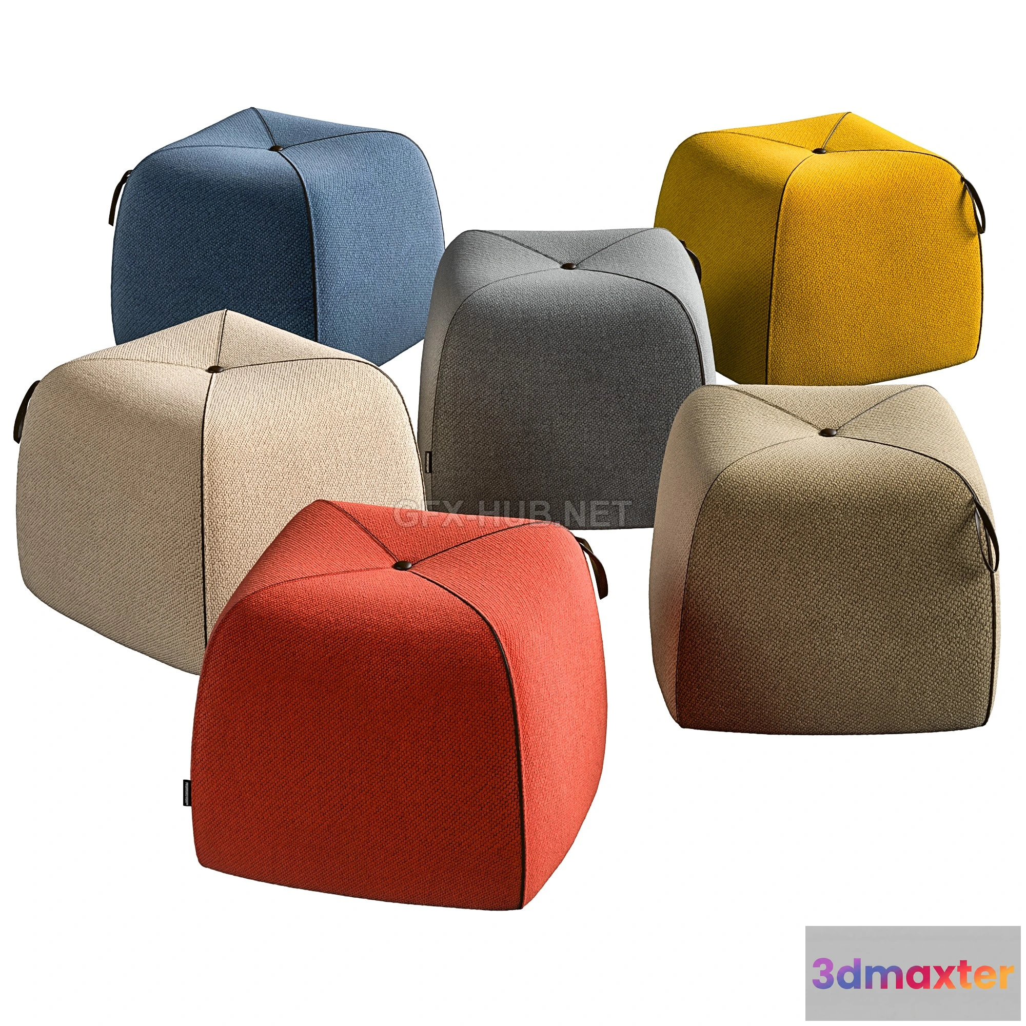 1202070 - FURNITURE 3D MODELS - Koleksiyon Suri Pouf