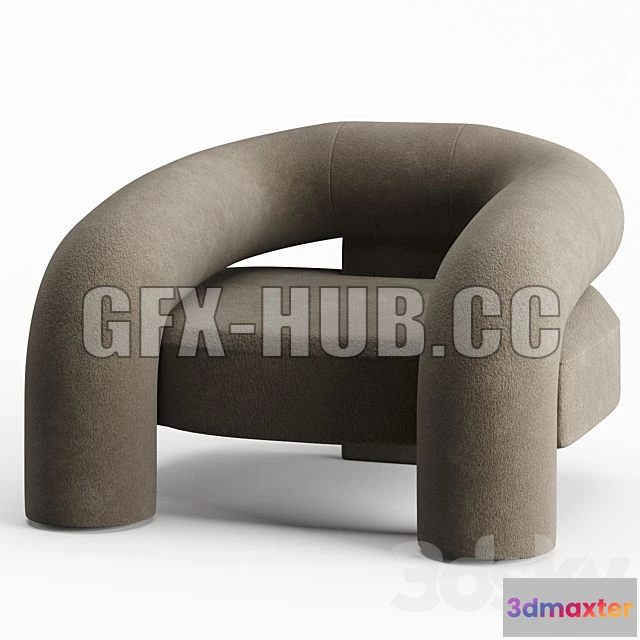 1202072 - FURNITURE 3D MODELS - Kosa Lounge Chair by Ian Felton