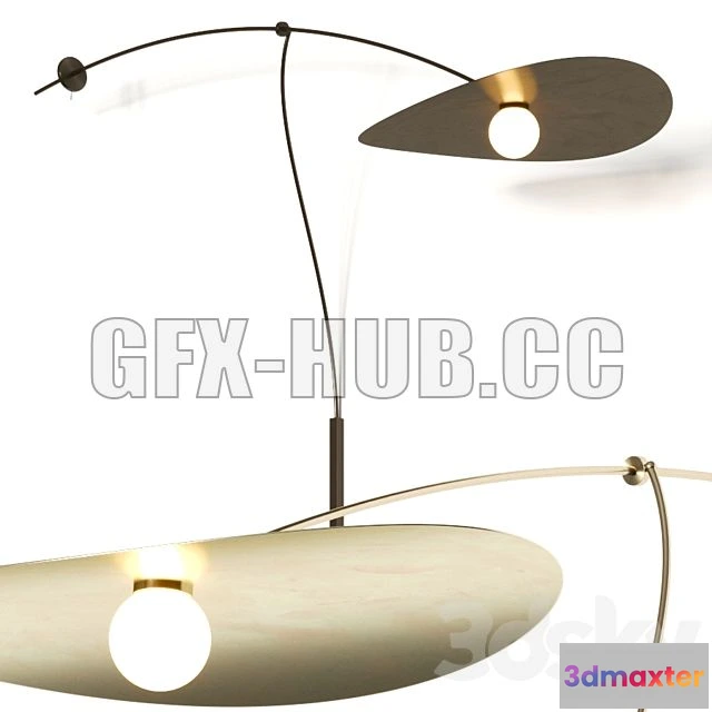 1202088 - FURNITURE 3D MODELS - L & G Studio Myrna Wall Mobile Lamp