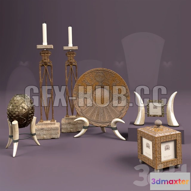 1202140 - FURNITURE 3D MODELS - LamLee decor set