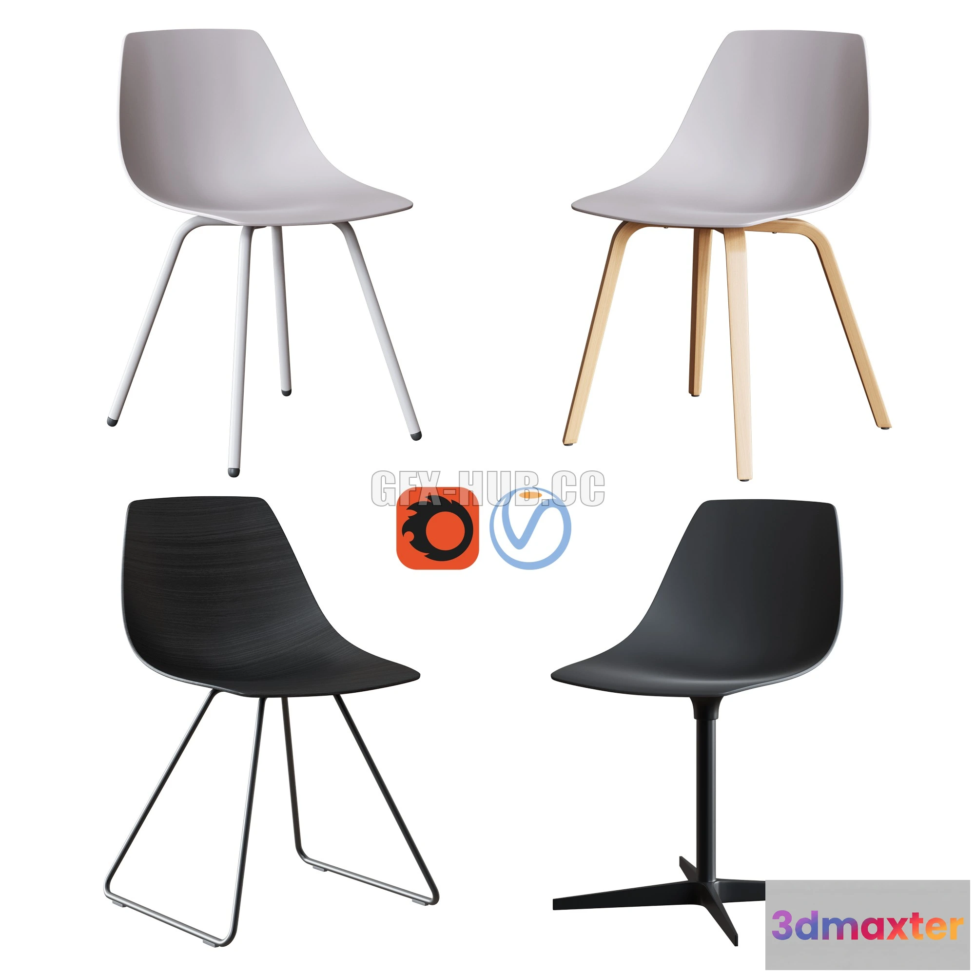 1202194 - FURNITURE 3D MODELS - LaPalma collection MIUNN Set2