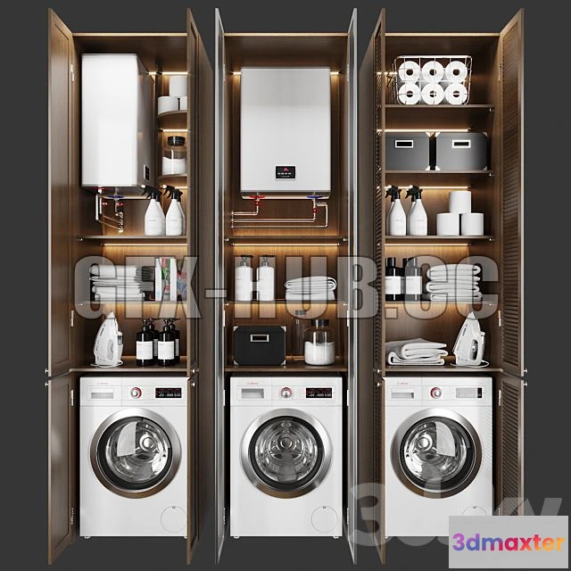 1202216 - FURNITURE 3D MODELS - Laundry Decor 3