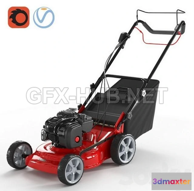 1202240 - FURNITURE 3D MODELS - Lawn mower DDE WYZ18