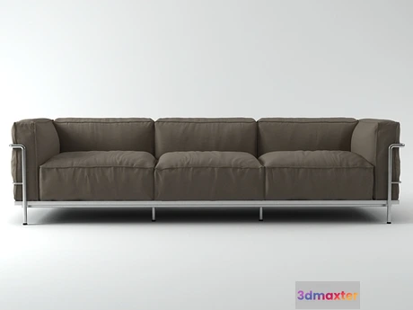 1202252 - FURNITURE 3D MODELS - LC3 3-Seater