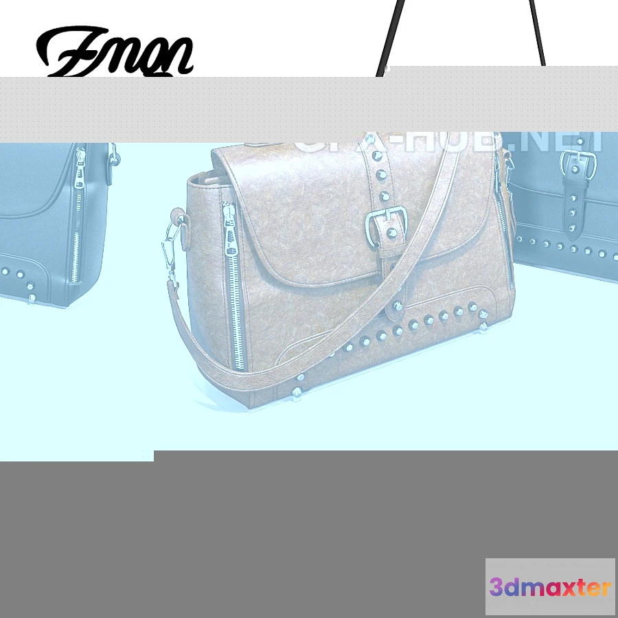 1202264 - FURNITURE 3D MODELS - Leather bag ZMQN