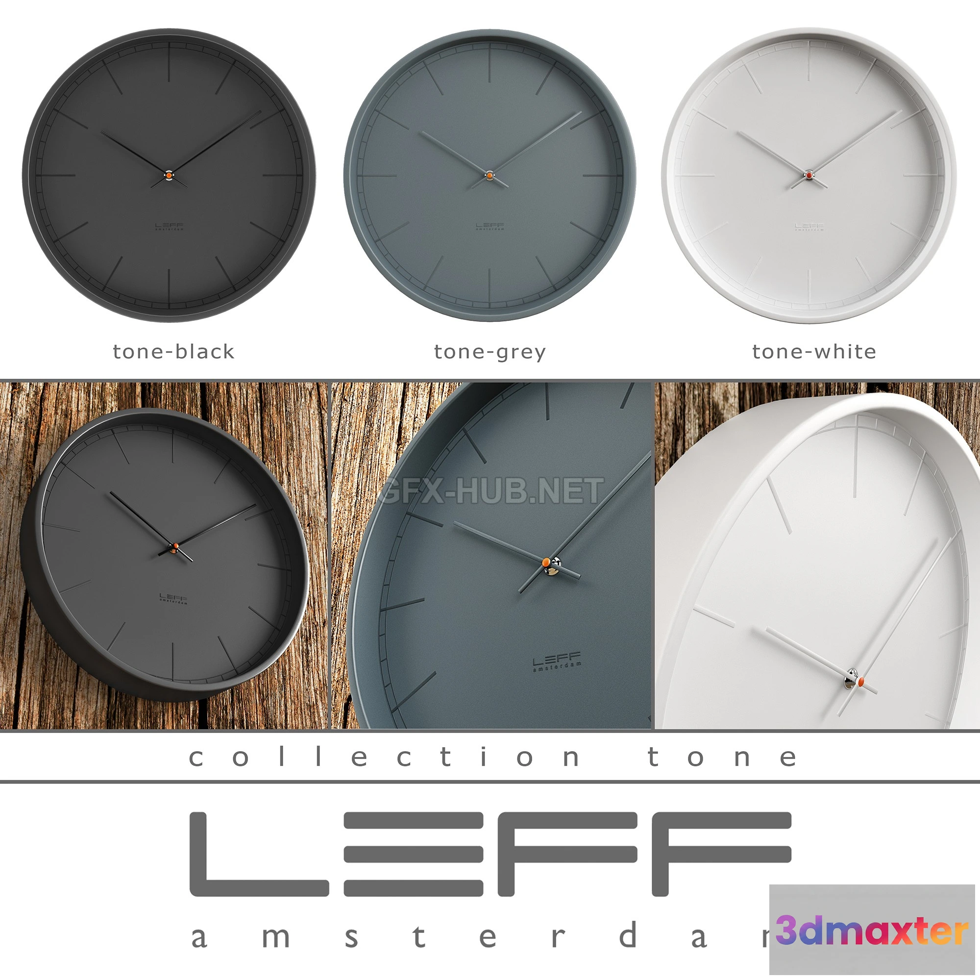 1202282 - FURNITURE 3D MODELS - LEFF amsterdam collection tone