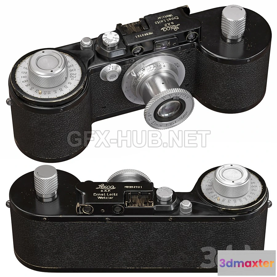 1202298 - FURNITURE 3D MODELS - Leica 250 Reporter camera