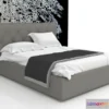 1202322 - FURNITURE 3D MODELS - Letto 01