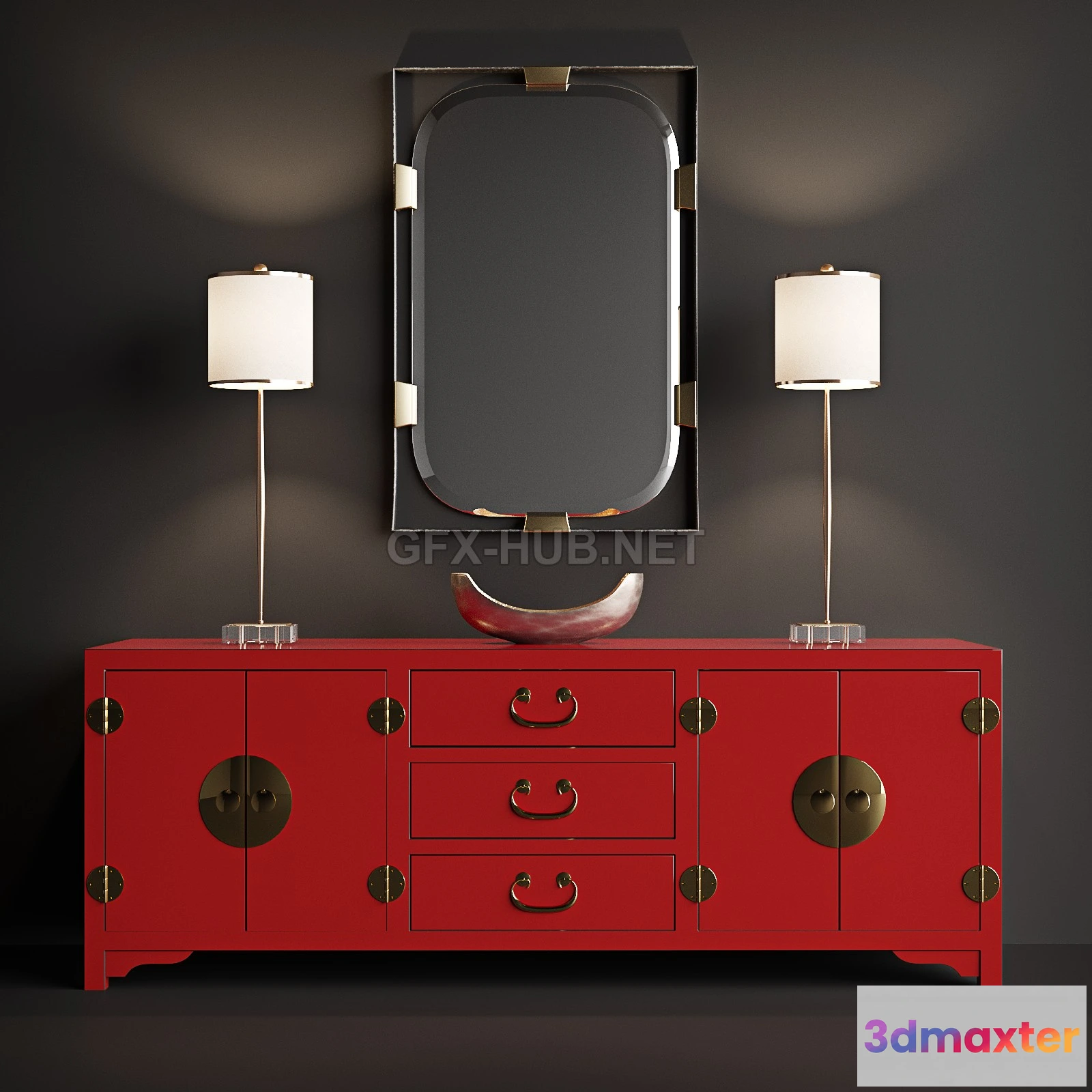 1202332 - FURNITURE 3D MODELS - LEXINGTON JR Arteriors set