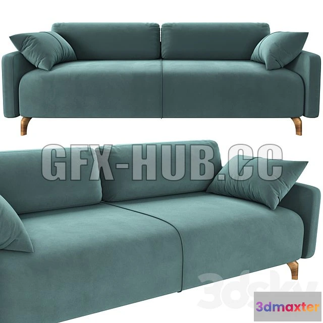1202354 - FURNITURE 3D MODELS - Lieri Sofa Barhat Mint