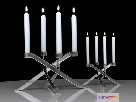 1202374 - FURNITURE 3D MODELS - LightArch candle holder