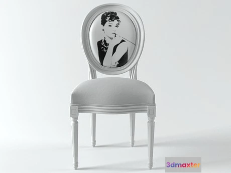 1202480 - FURNITURE 3D MODELS - LOUIS AUDREY WHITE