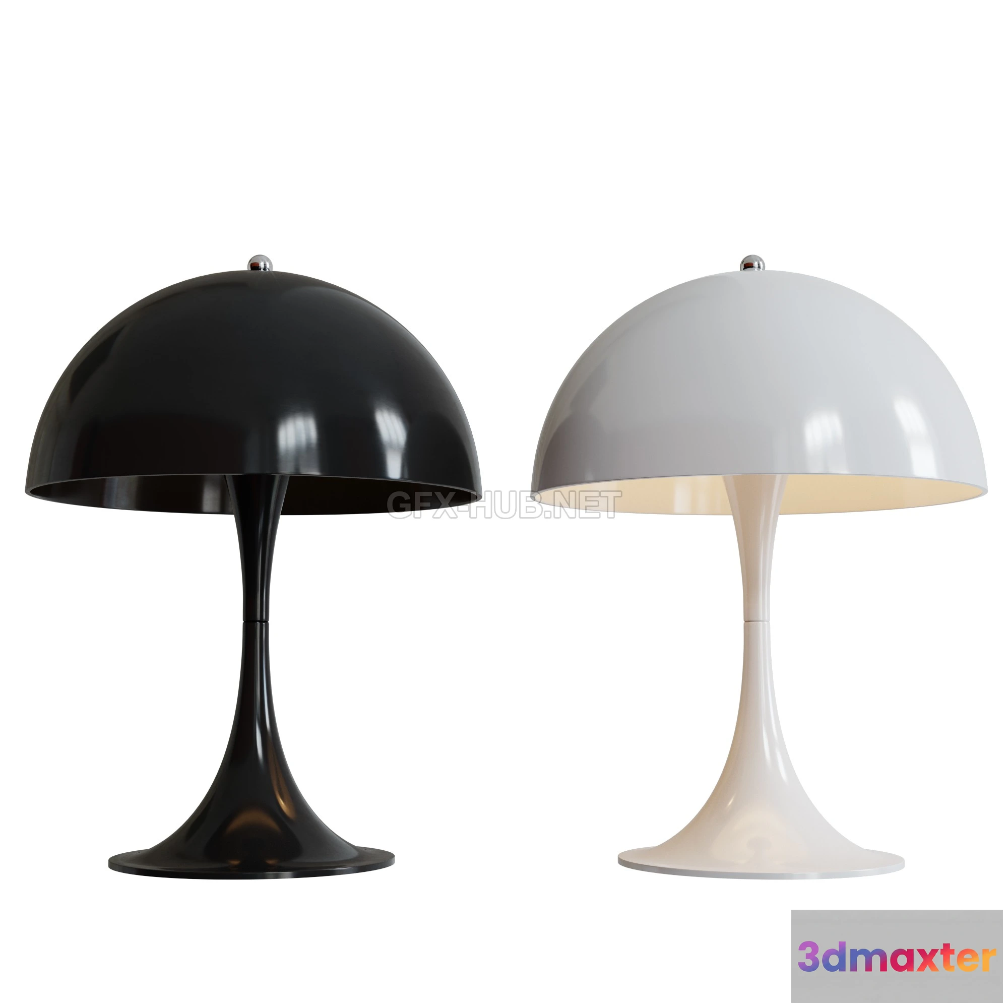 1202488 - FURNITURE 3D MODELS - Louis poulsen panthella