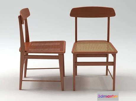 1202504 - FURNITURE 3D MODELS - Lucio chair 1956