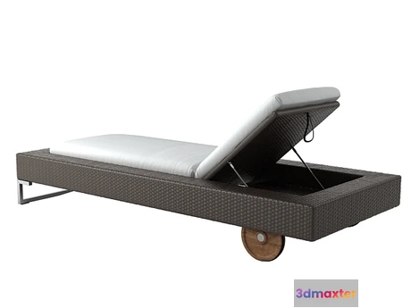1202534 - FURNITURE 3D MODELS - Luxor sunlounger