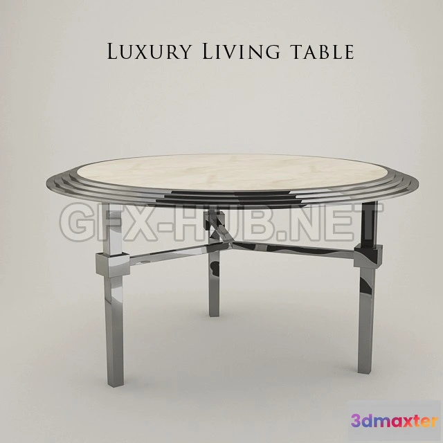 1202542 - FURNITURE 3D MODELS - Luxury living table