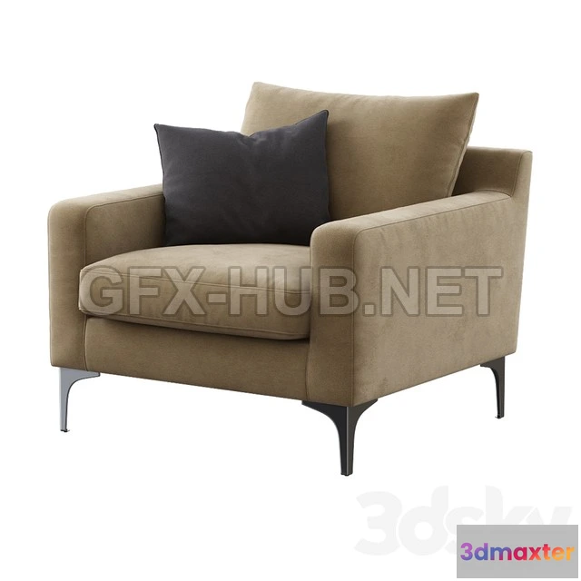 1202580 - FURNITURE 3D MODELS - Made Mendini Armchair