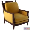 1202596 - FURNITURE 3D MODELS - Mahogany Armchair