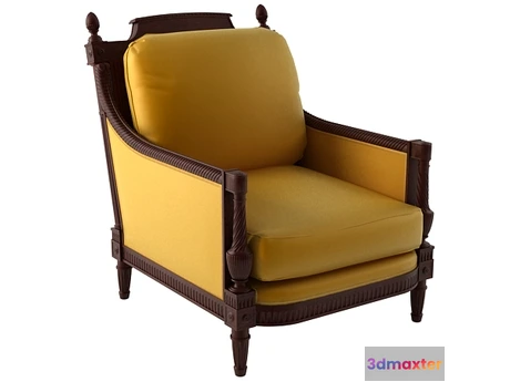 1202596 - FURNITURE 3D MODELS - Mahogany Armchair