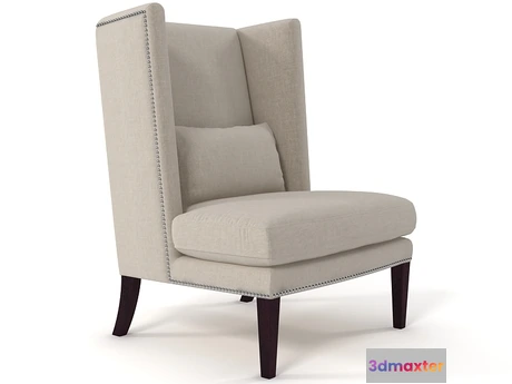 1202622 - FURNITURE 3D MODELS - Malibu wing chair