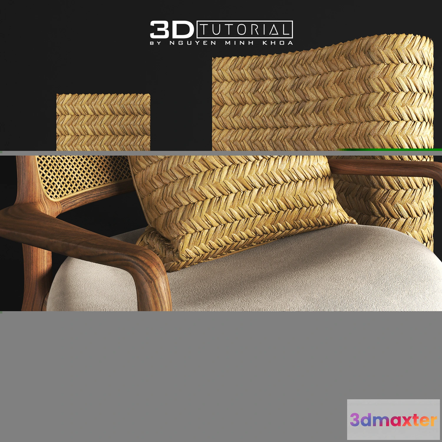 1202752 - FURNITURE 3D MODELS - Mẫu 12 đan mây tre 3dtutorial byNguyenMinhKhoa