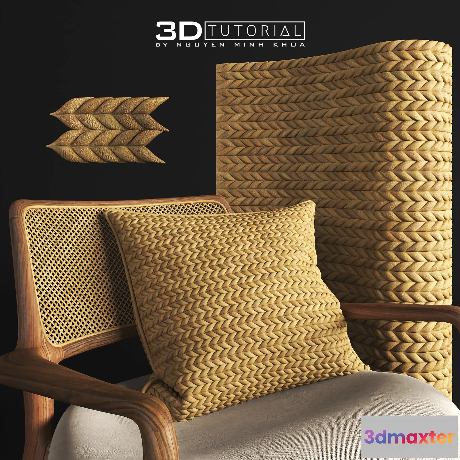 1202754 - FURNITURE 3D MODELS - Mẫu 13 đan mây tre 3dtutorial byNguyenMinhKhoa