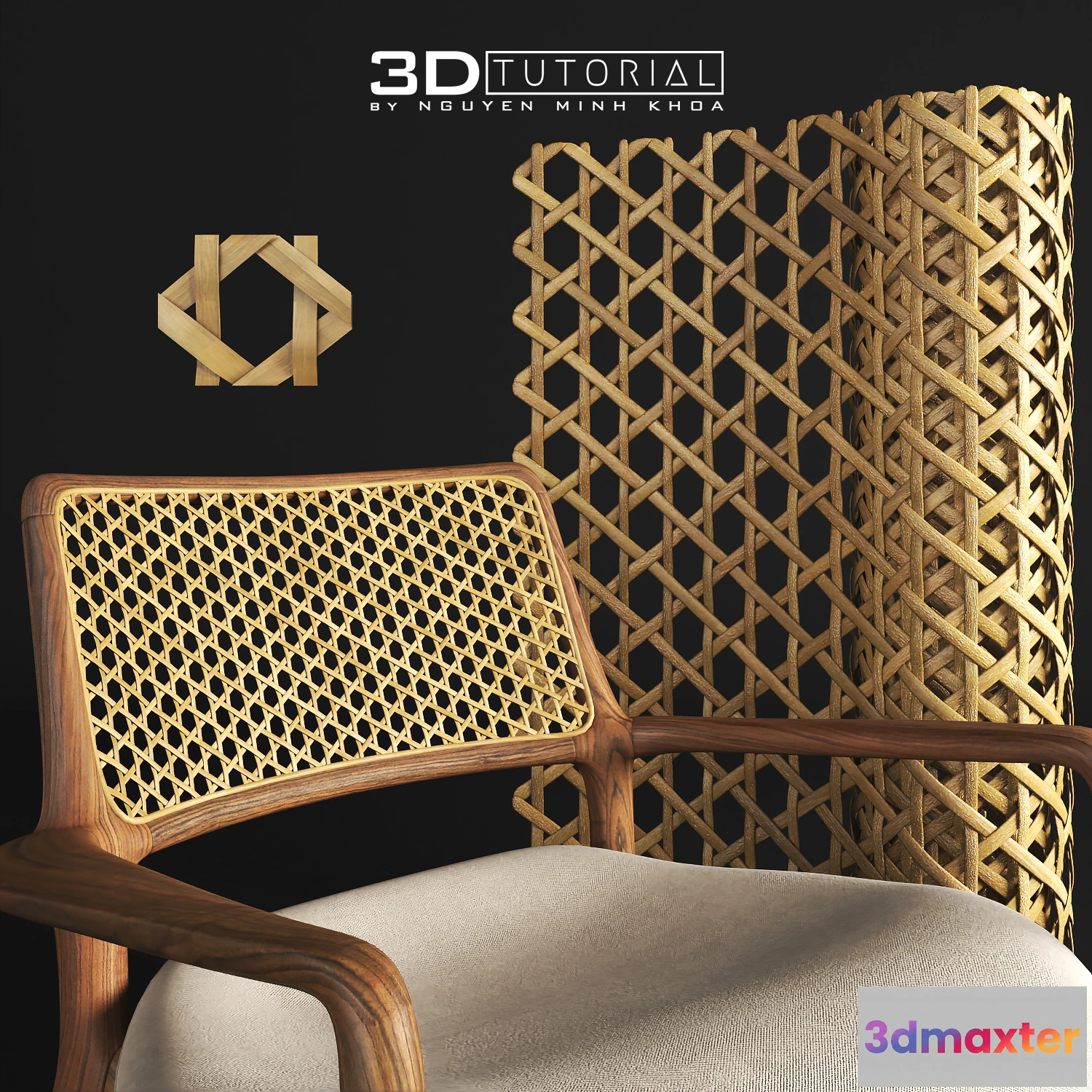 1202762 - FURNITURE 3D MODELS - Mẫu 17 đan mây tre 3dtutorial byNguyenMinhKhoa